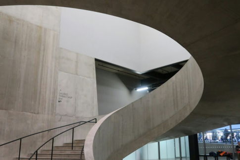 empty stairway inside building
